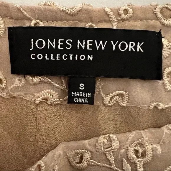 Jones New York Size 8 Semi-Sheer Skirt - Picture 6 of 7